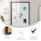 Flash Furniture Bristol 24x36 Wall Mount White Board w/Included Dry Erase Marker, 4 Magnets, and Eraser, Black HGWA-WHITE-24X36-BLK-GG - alternate 5